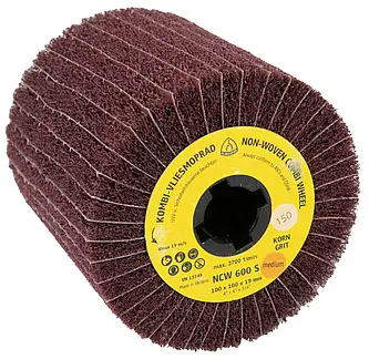Klingspor - NCW 600 S Vliesmopräder Kombination, 100 x 100 x 19 mm Korn 180 Very Fine