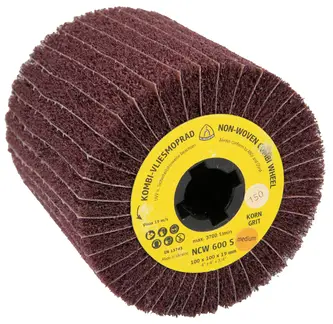 Klingspor - NCW 600 S Vliesmopräder Kombination, 110 x 100 x 19 mm Korn 150 Medium