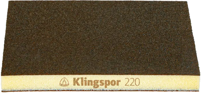 Klingspor - SW 501 TR Schleifschwämme, Korund Korn 220 96 x 123 x 12,5 mm