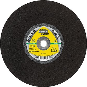 Klingspor - A 924 R Großtrennscheibe, 305 x 4 x 25,4 mm gerade