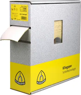 Klingspor - PS 73 BWF Schleifrolle wirkstoffbeschichtet, 115 x 25000 mm Korn 240 140PERF
